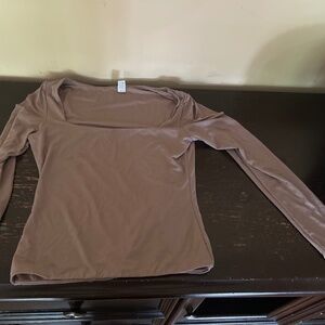 90 degree by reflex contour ocean square neck top